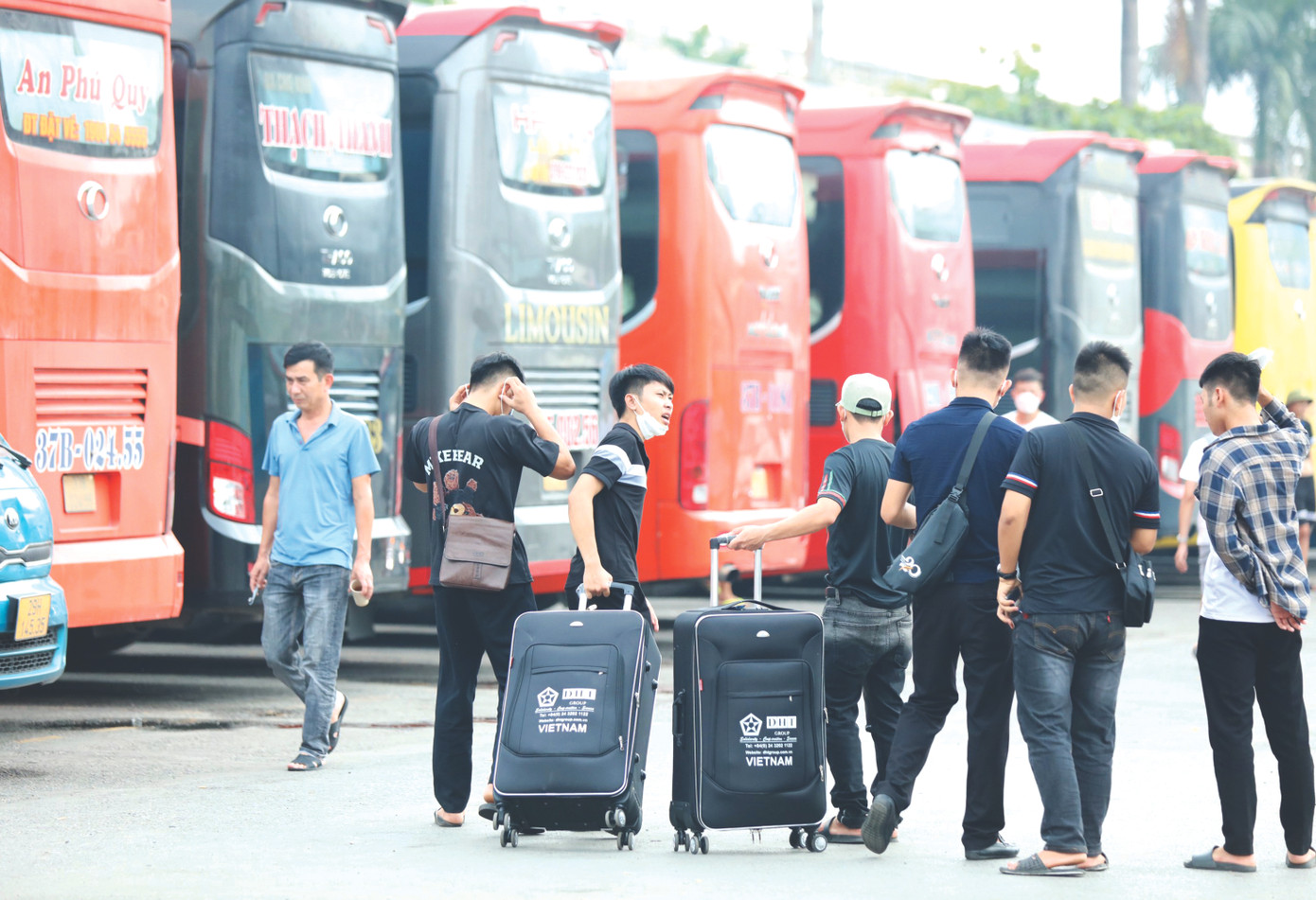 Để đề phòng khách tăng dịp 2/9 năm nay, bến xe đã có kế hoạch phục vụ và đề nghị Sở GTVT Hà Nội cấp 100 phù hiệu xe tăng cường