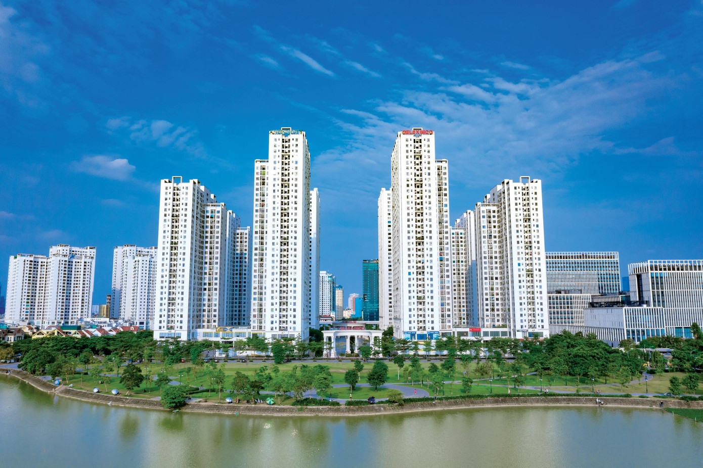 Khu đô thị Thành phố Giao lưu là dự án gây tiếng vang lớn của Geleximco trên thị trường BĐS Thủ đô