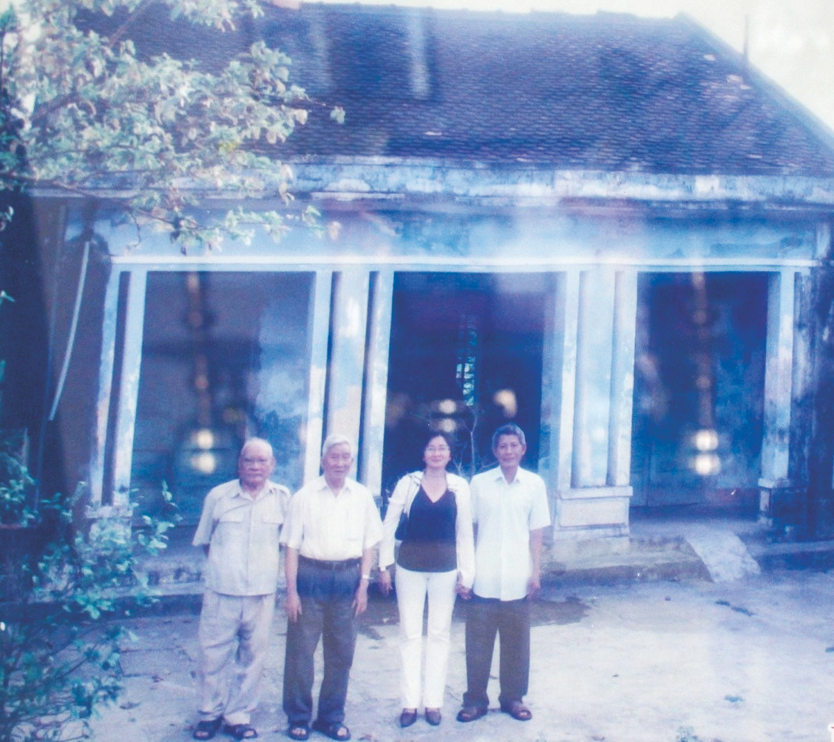 Căn nhà nơi gia đình bà Bích may cờ và là cơ sở nuôi giấu cán bộ cách mạng thời kháng chiến chống Mỹ. (Ảnh: Khánh Nguyên)