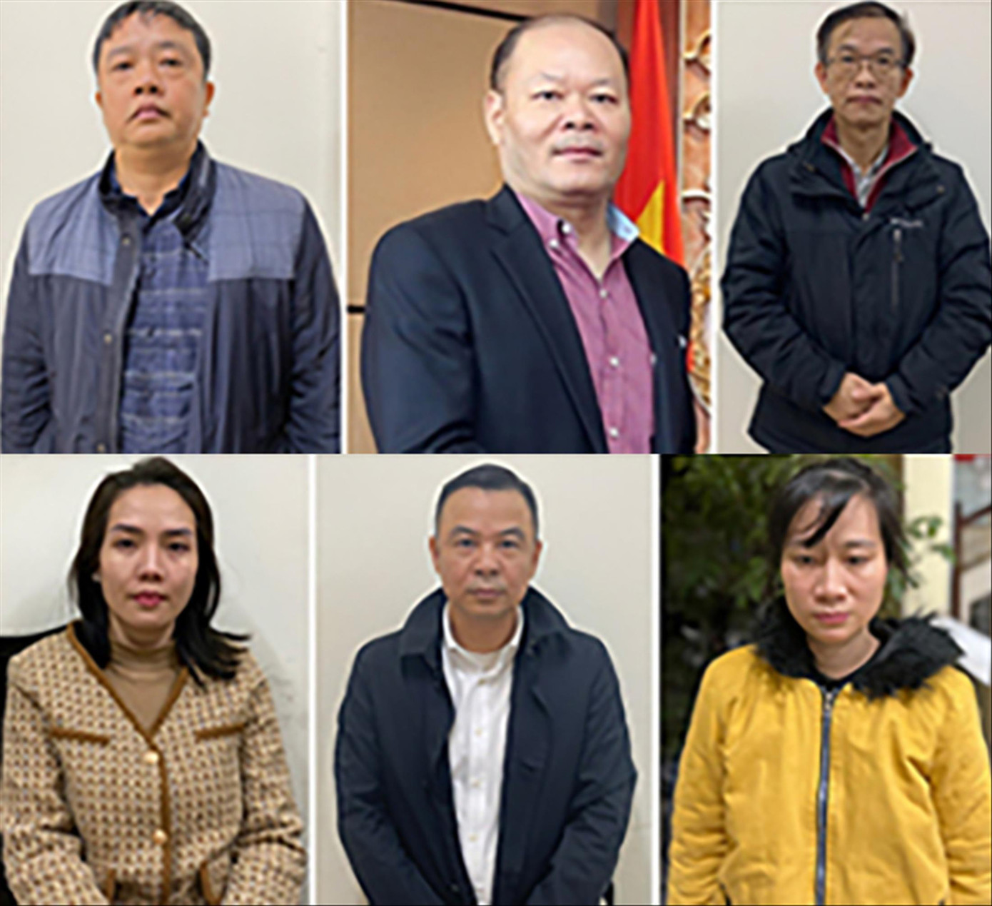 Nhóm bị can vừa bị khởi tố, bắt tạm giam trong vụ án chuyến bay giải cứu Nhóm bị can vừa bị khởi tố, bắt tạm giam trong vụ án chuyến bay giải cứu