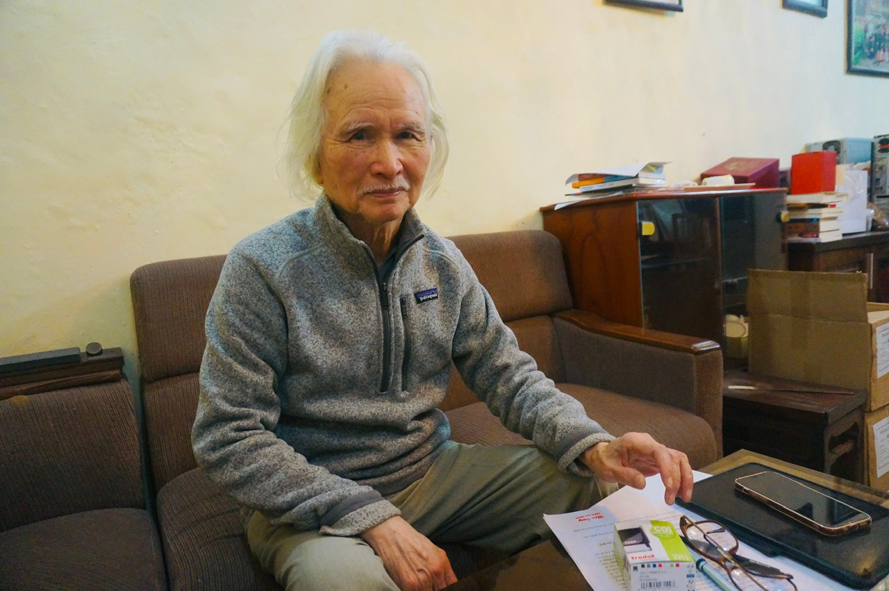 GS.TSKH Trần Xuân Hoài trong cuộc trò chuyện với PV Tiền Phong. Ảnh: Thu Loan GS.TSKH Trần Xuân Hoài trong cuộc trò chuyện với PV Tiền Phong. Ảnh: Thu Loan