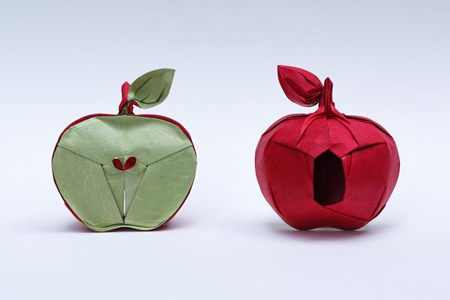 Quả táo - tác phẩm origami