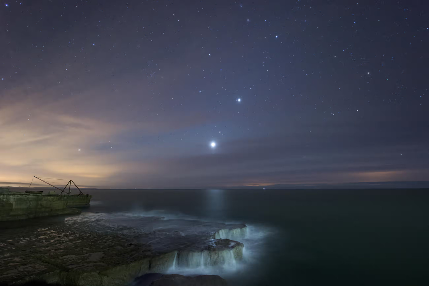 Sao Kim, Sao Hỏa và Sao Mộc vào năm 2015, được quan sát từ Anh