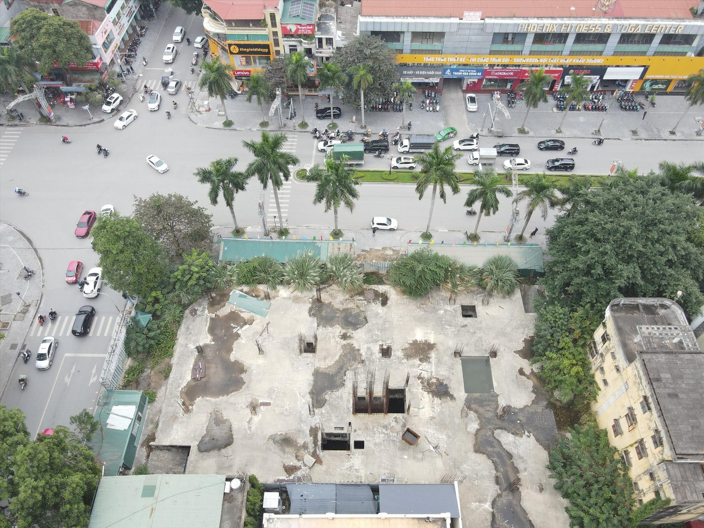 Dự án trung tâm thương mại tại ngã tư Đại lộ Lê Lợi và đường Lê Hoàn (TP Thanh Hóa) “đắp chiếu”.