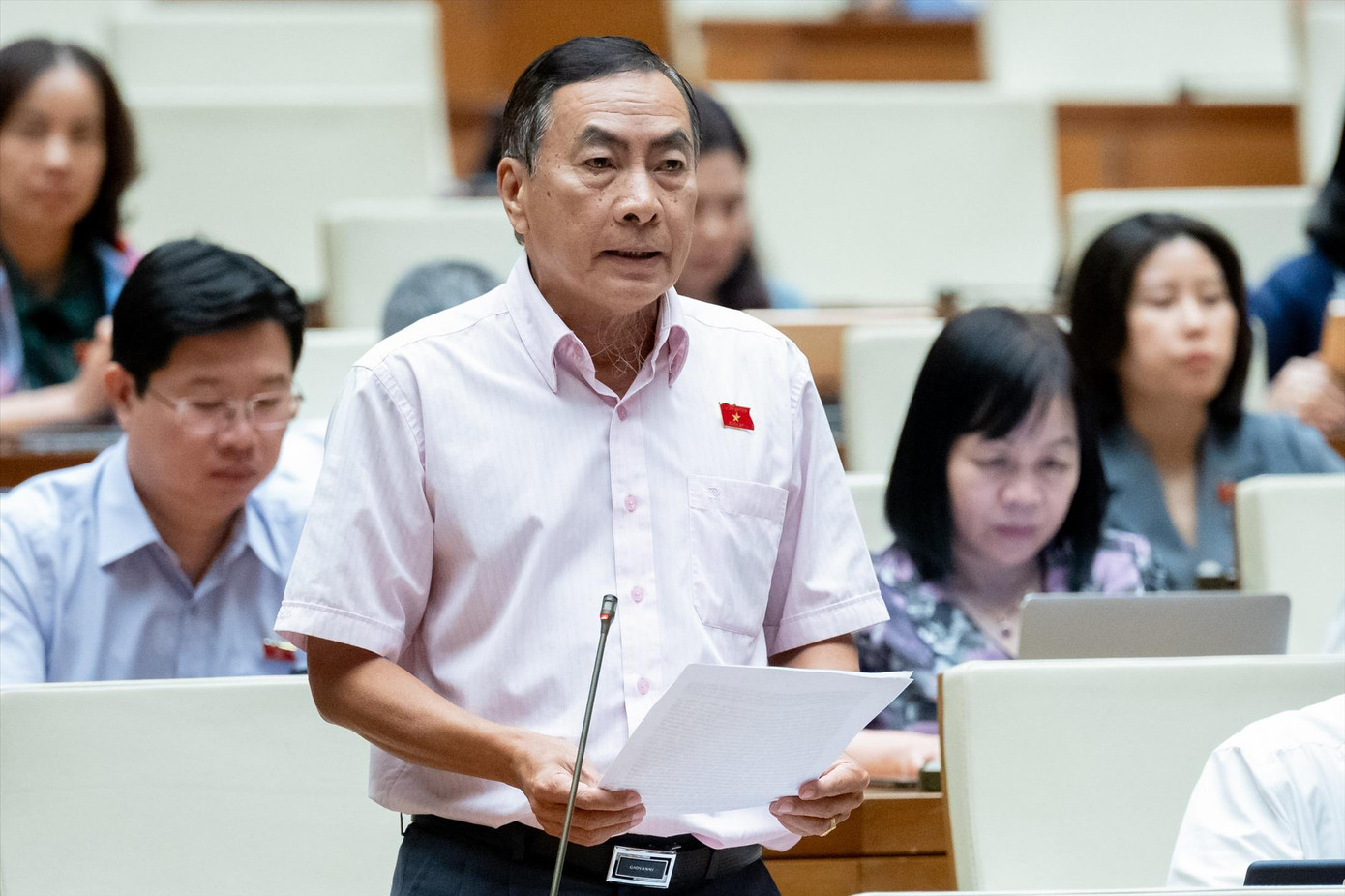 Đại biểu Quốc hội Phạm Văn Hòa. Ảnh: QH Đại biểu Quốc hội Phạm Văn Hòa. Ảnh: QH