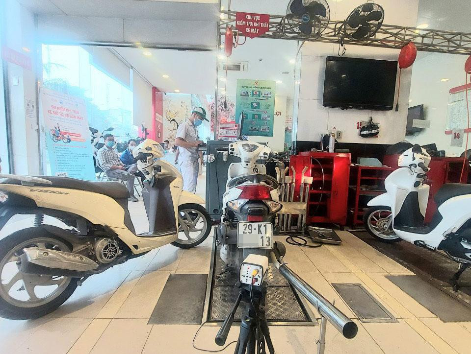 Chương trình đo khí thải đối với xe mô tô, xe gắn máy cũ đang lưu hành trên địa bàn là cơ sở quan trọng để nghiên cứu, đề xuất các giải pháp giảm thiểu ô nhiễm trong tương lai gần