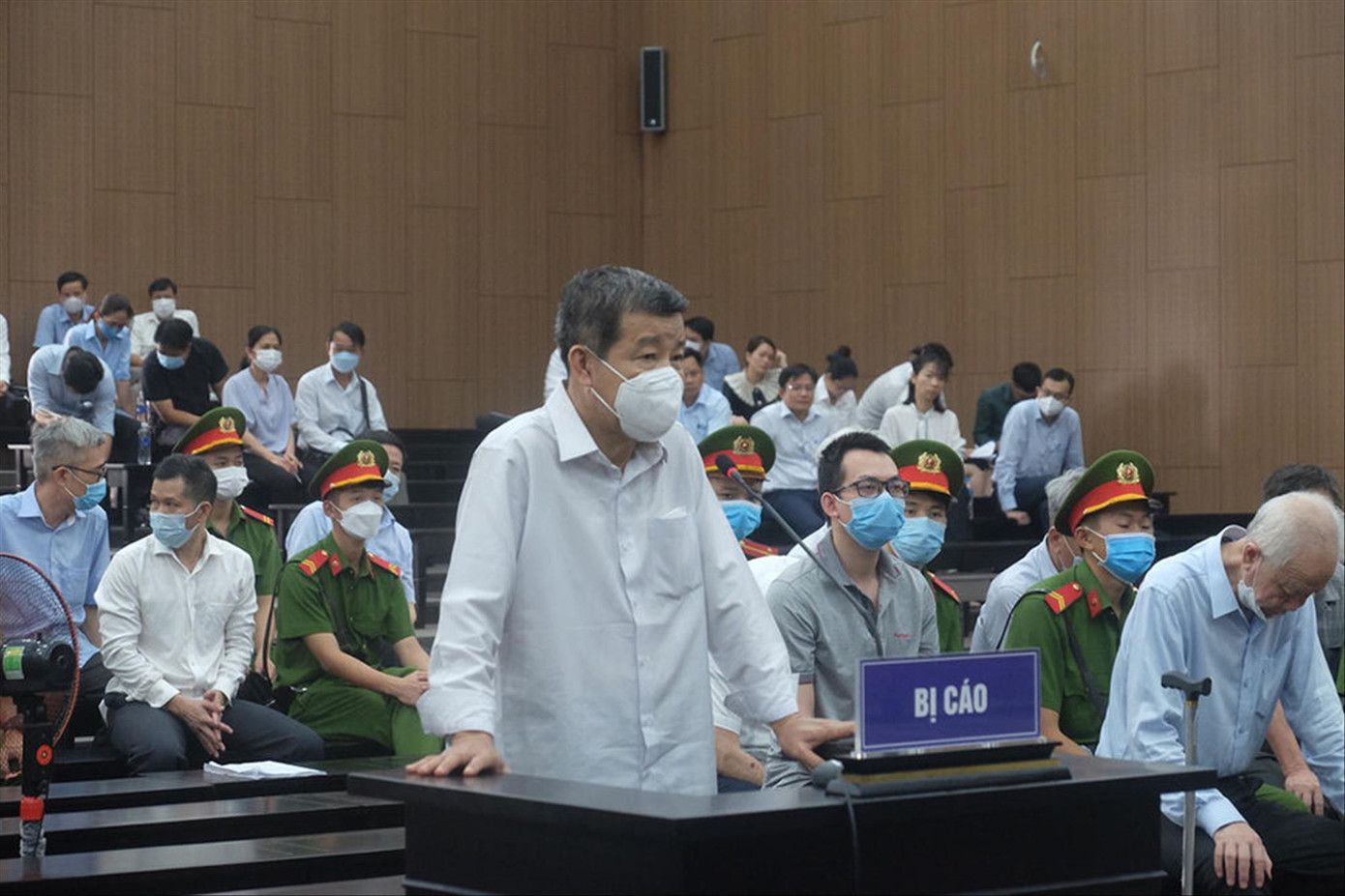 Bị cáo Trần Thanh Liêm tại tòa