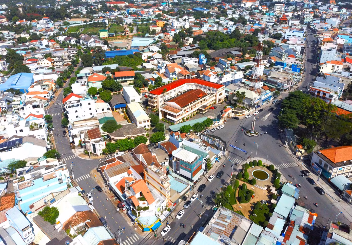 Khu vực trung tâm hành chính thành phố Thuận An