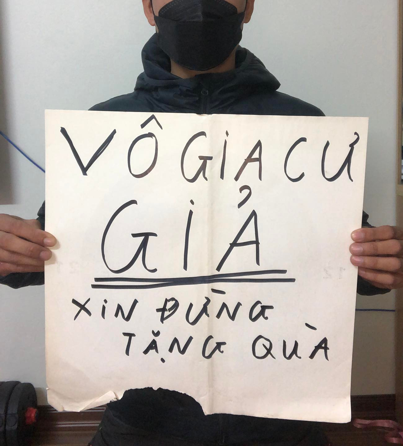 Biển cảnh báo “vô gia cư giả”