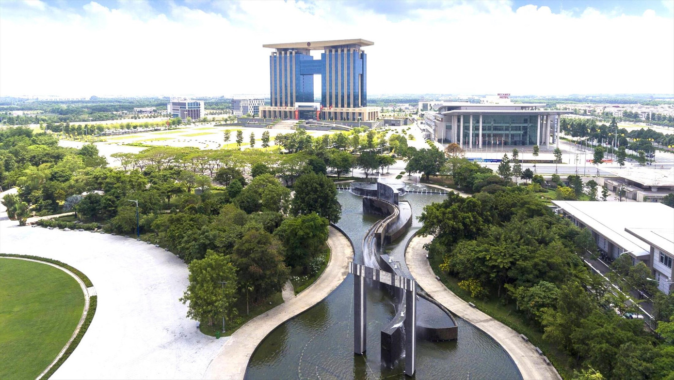 Khu liên hợp thể thao dự kiến xây dựng trong khu vực trung tâm hành chính tỉnh Bình Dương