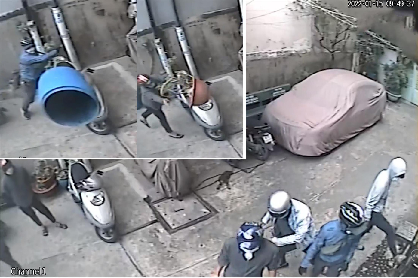 Nhóm giang hồ đập phá trước nhà bà Hằng yêu cầu bà trả nợ cho chồng cũ Nhóm giang hồ đập phá trước nhà bà Hằng yêu cầu bà trả nợ cho chồng cũ