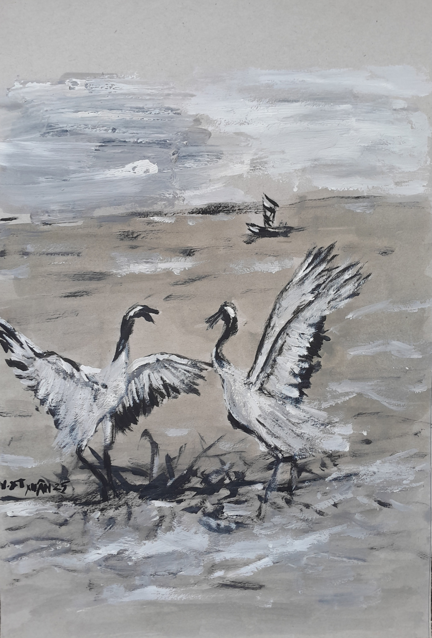 Minh họa: Vũ Xuân Tiến