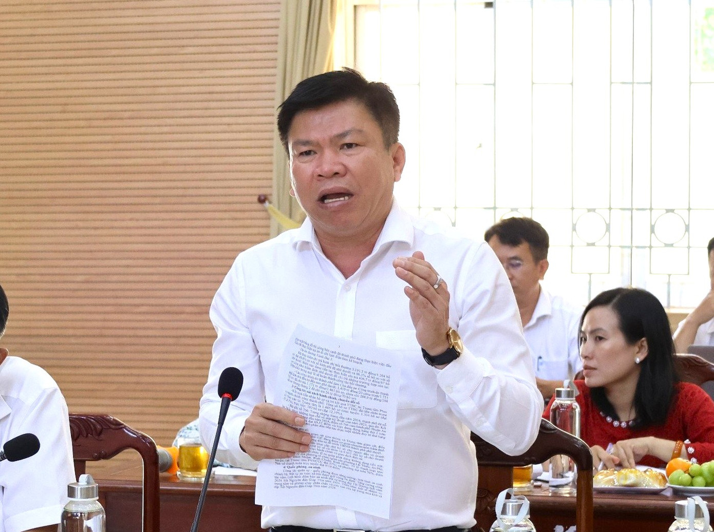 Phó Bí thư Thành ủy, Chủ tịch UBND thành phố Thuận An Nguyễn Thanh Tâm