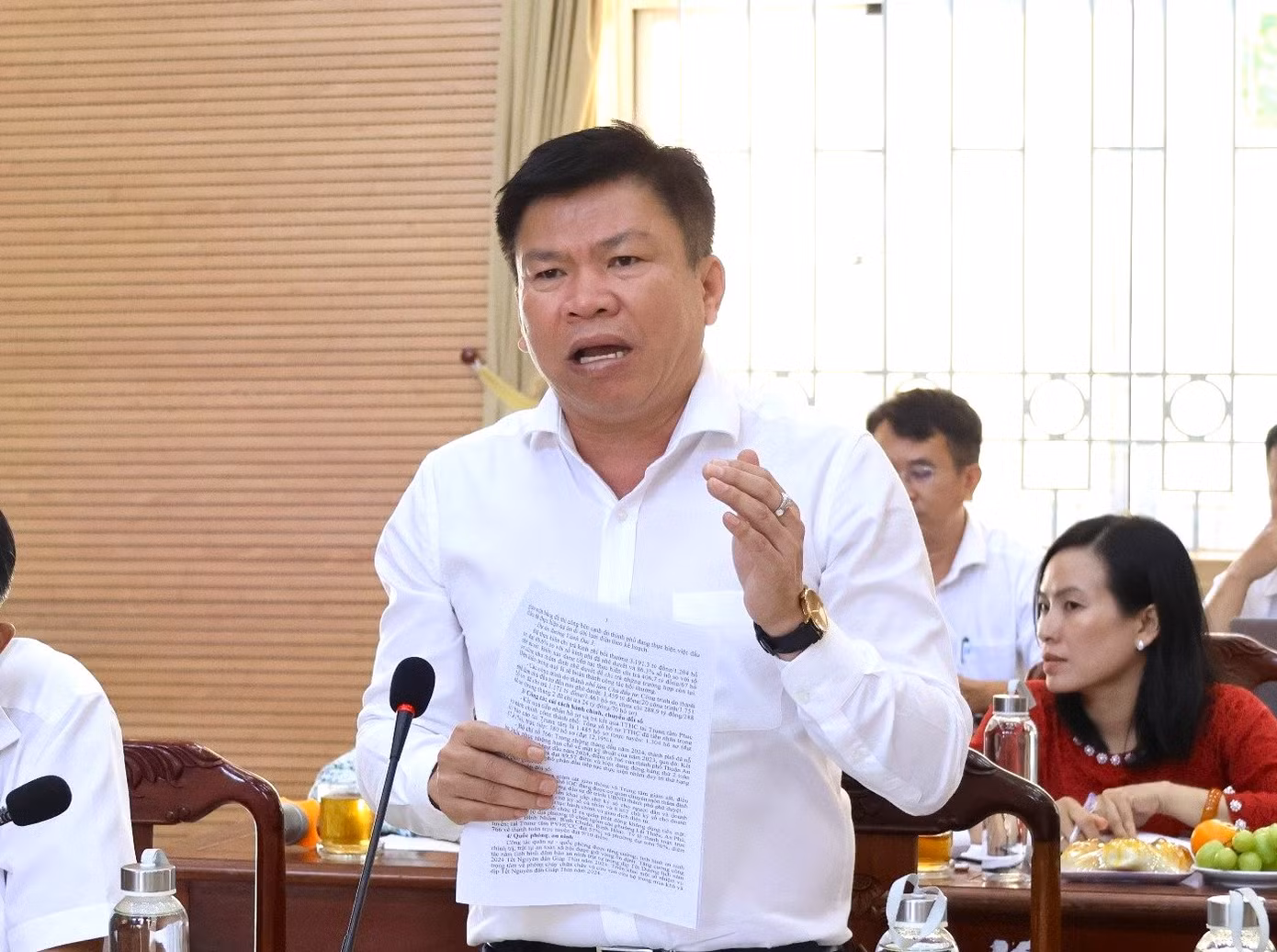 Phó Bí thư Thành ủy, Chủ tịch UBND thành phố Thuận An Nguyễn Thanh Tâm
