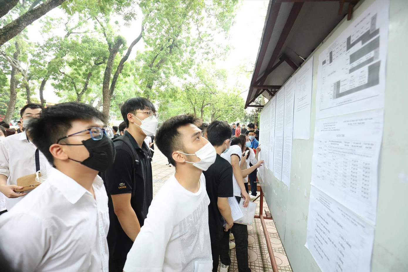 Ðiểm chuẩn một số ngành năm 2022 giảm so với năm 2021. Ảnh: Như Ý Ðiểm chuẩn một số ngành năm 2022 giảm so với năm 2021. Ảnh: Như Ý