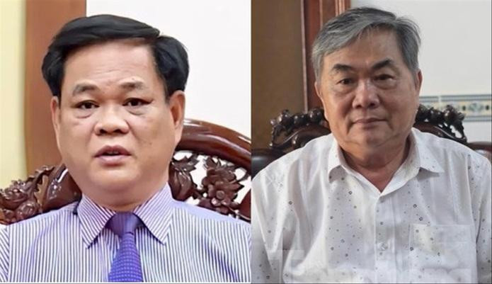 Ông Huỳnh Tấn Việt (bên trái), nguyên Bí thư Tỉnh ủy, Chủ tịch HÐND tỉnh Phú Yên và ông Nguyễn Chí Hiến, Phó Chủ tịch thường trực UBND tỉnh Phú Yên