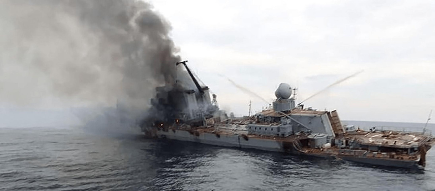 Tàu tuần dương Moskva, soái hạm của Hạm đội Biển Đen Nga bị cháy nổ rồi chìm