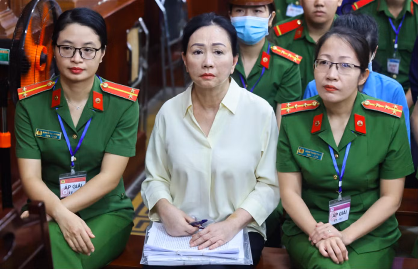 Bà Trương Mỹ Lan tại phiên tòa sơ thẩm vụ án Vạn Thịnh Phát giai đoạn 1