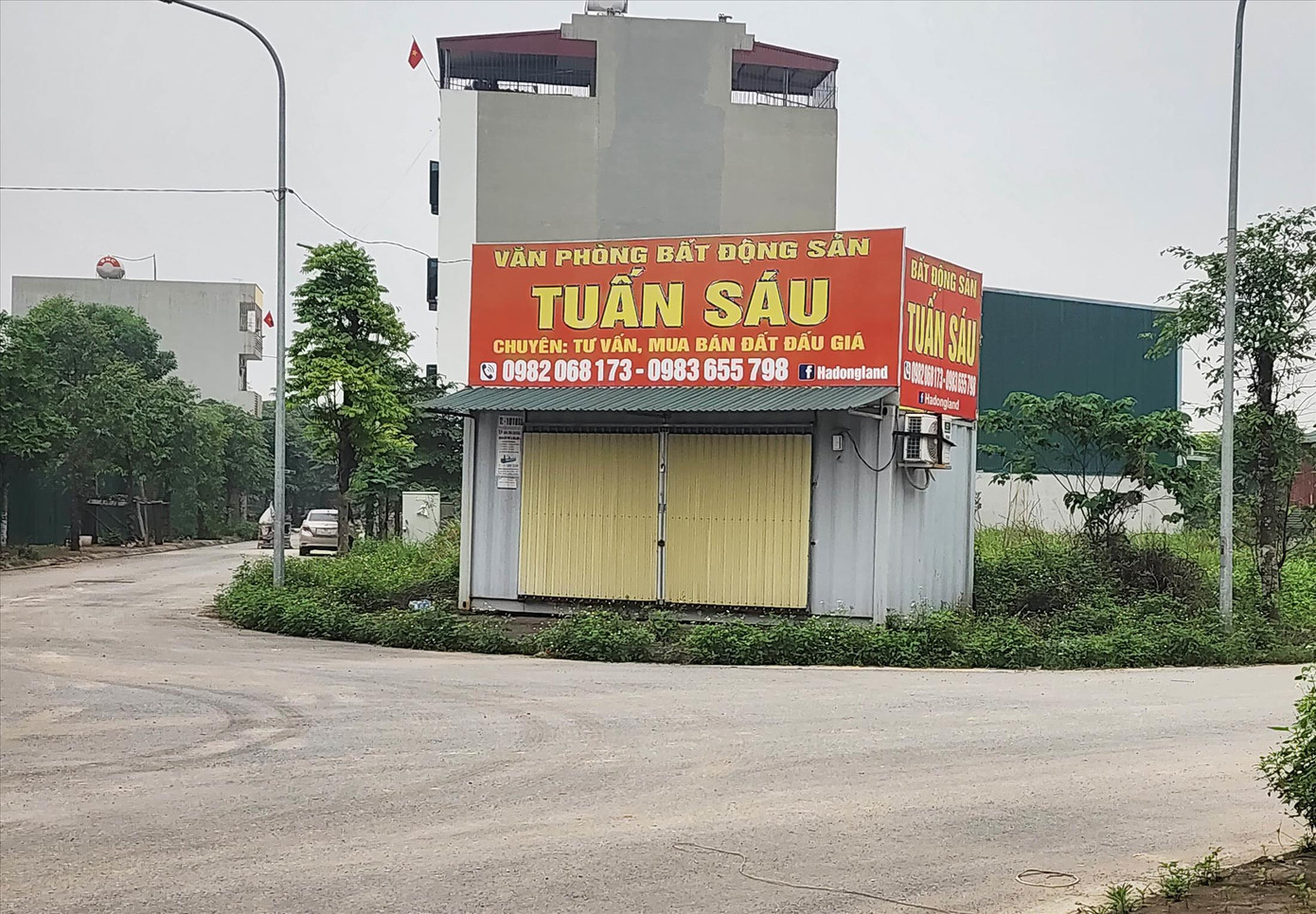 Một số nhà container trên khu đất đấu giá Phú Lương 1 Một số nhà container trên khu đất đấu giá Phú Lương 1