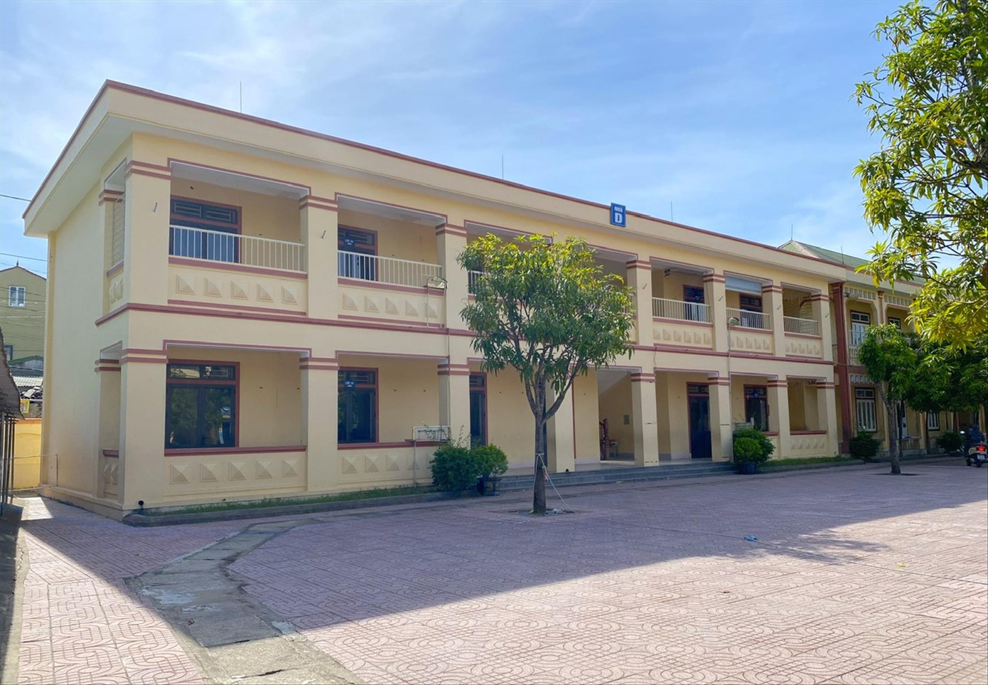 Trường Tiểu học Nguyễn Trãi (phường Quán Bàu, TP Vinh, tỉnh Nghệ An) còn thiếu 17 phòng học Ảnh: Ngọc Tú