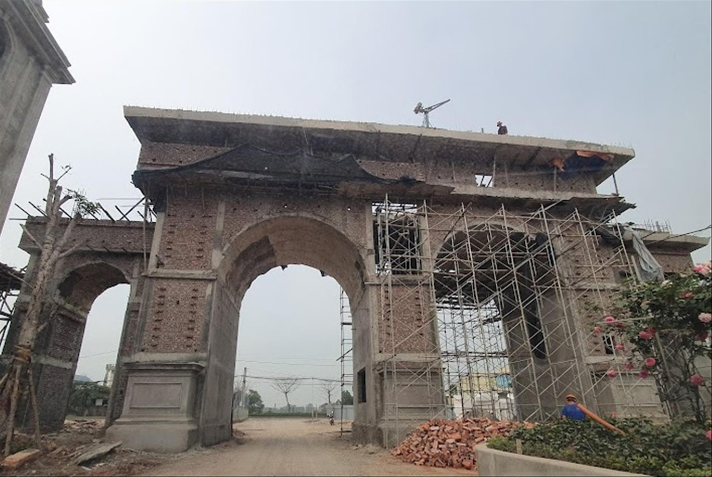 Một góc Khu đô thị Việt Hàn (trước đây là dự án nhà ở của Cty Hồng Long)