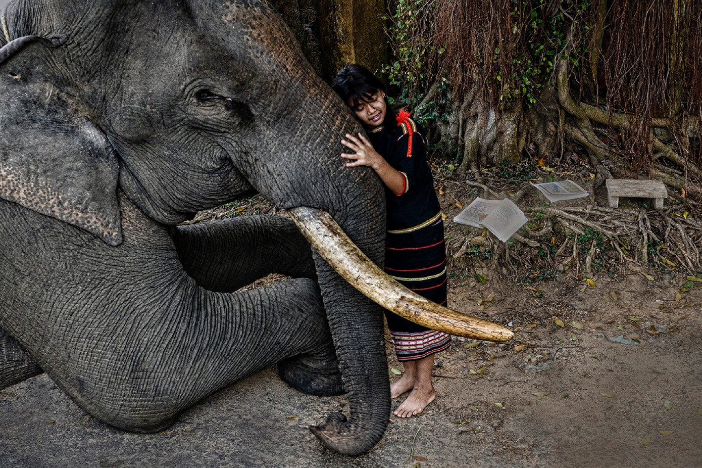 Bức ảnh chụp ở buôn làng Tây Nguyên. Bức ảnh chụp ở buôn làng Tây Nguyên.