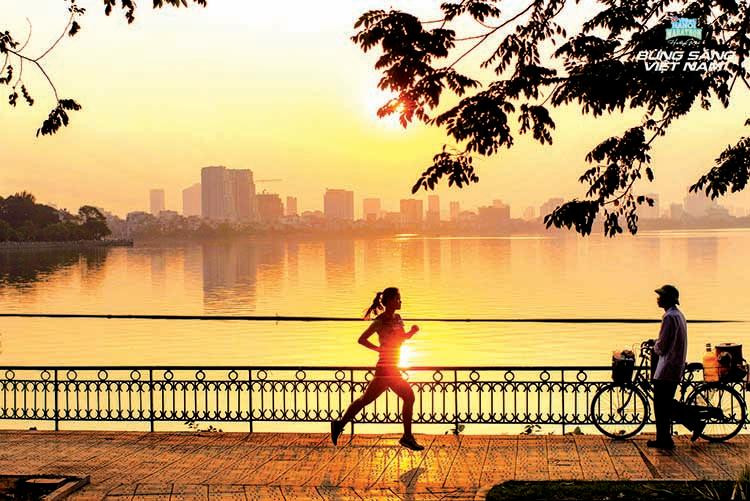 Hồ Tây và nhiều địa danh khác, ý nghĩa khác được các runner yêu thích