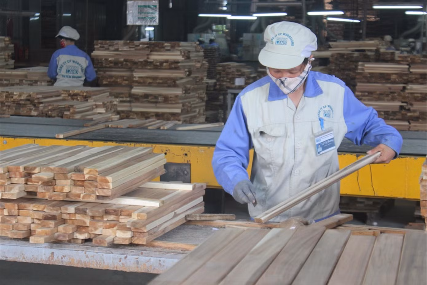 Doanh nghiệp lo ứng phó với việc bị áp thuế đối ứng của Hoa Kỳ. Ảnh: Nguyễn Bằng