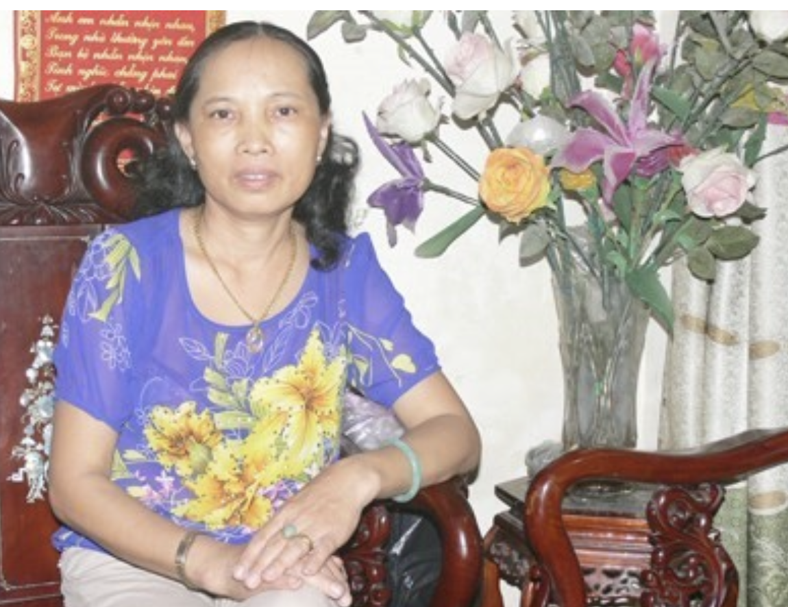 Bà Nguyễn Thị Hương, người được Chủ tịch Cuba Fidel Castro đề nghị các bác sĩ của phái đoàn cấp cứu sau sự cố trúng bom bi, phát nổ vào ngày 15/9/1973, hiện ở khu phố 4, phường 1, TP Đông Hà, tỉnh Quảng Trị.