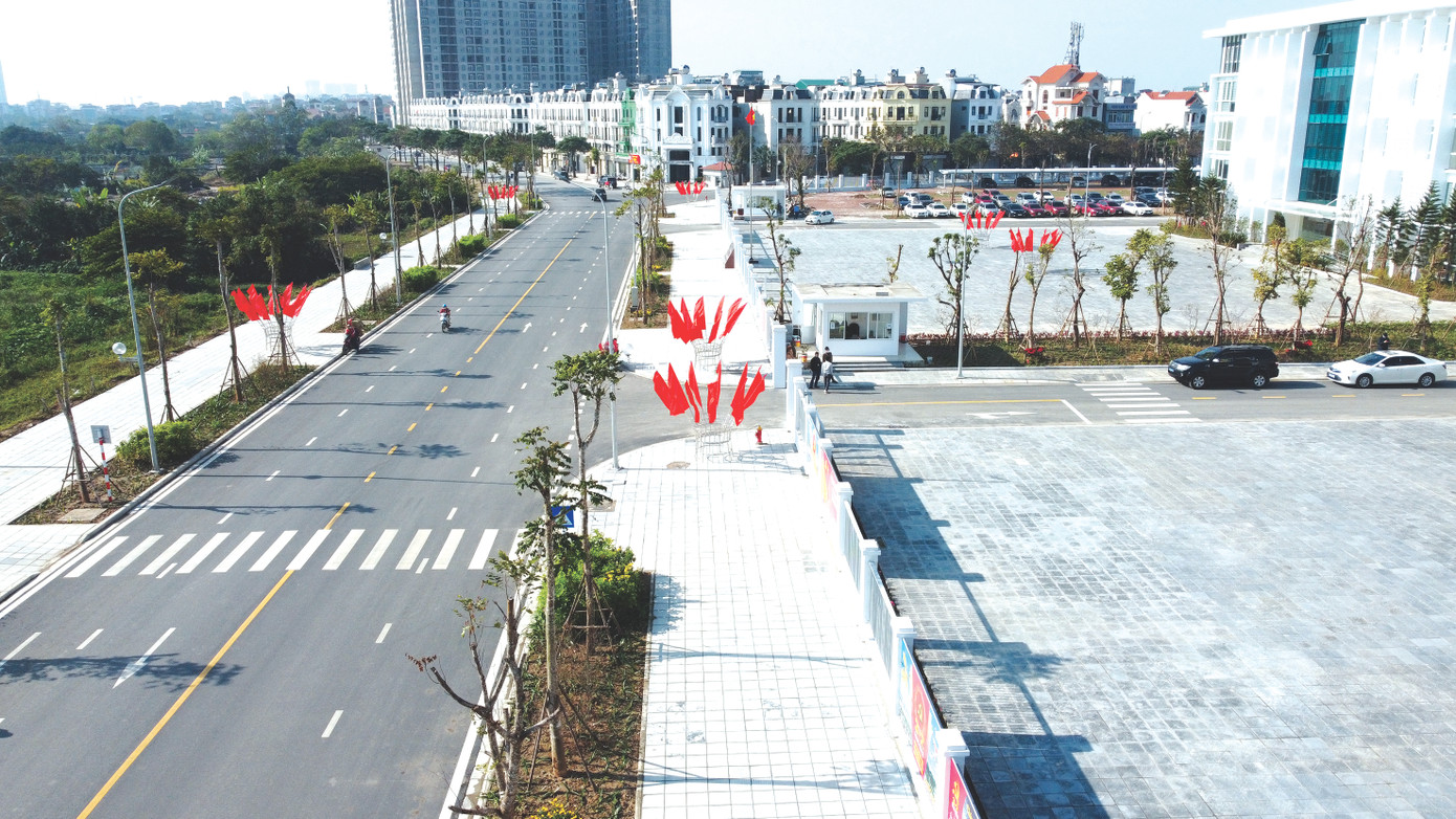 Hạ tầng đô thị và giao thông tại huyện Gia Lâm đang được đầu tư đồng bộ