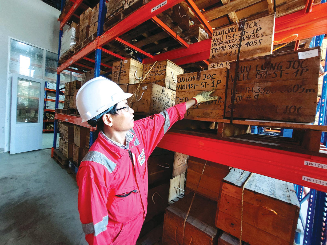 Những kho mẫu vật lấy từ mũi khoan dầu khí được xem như kho báu quốc gia