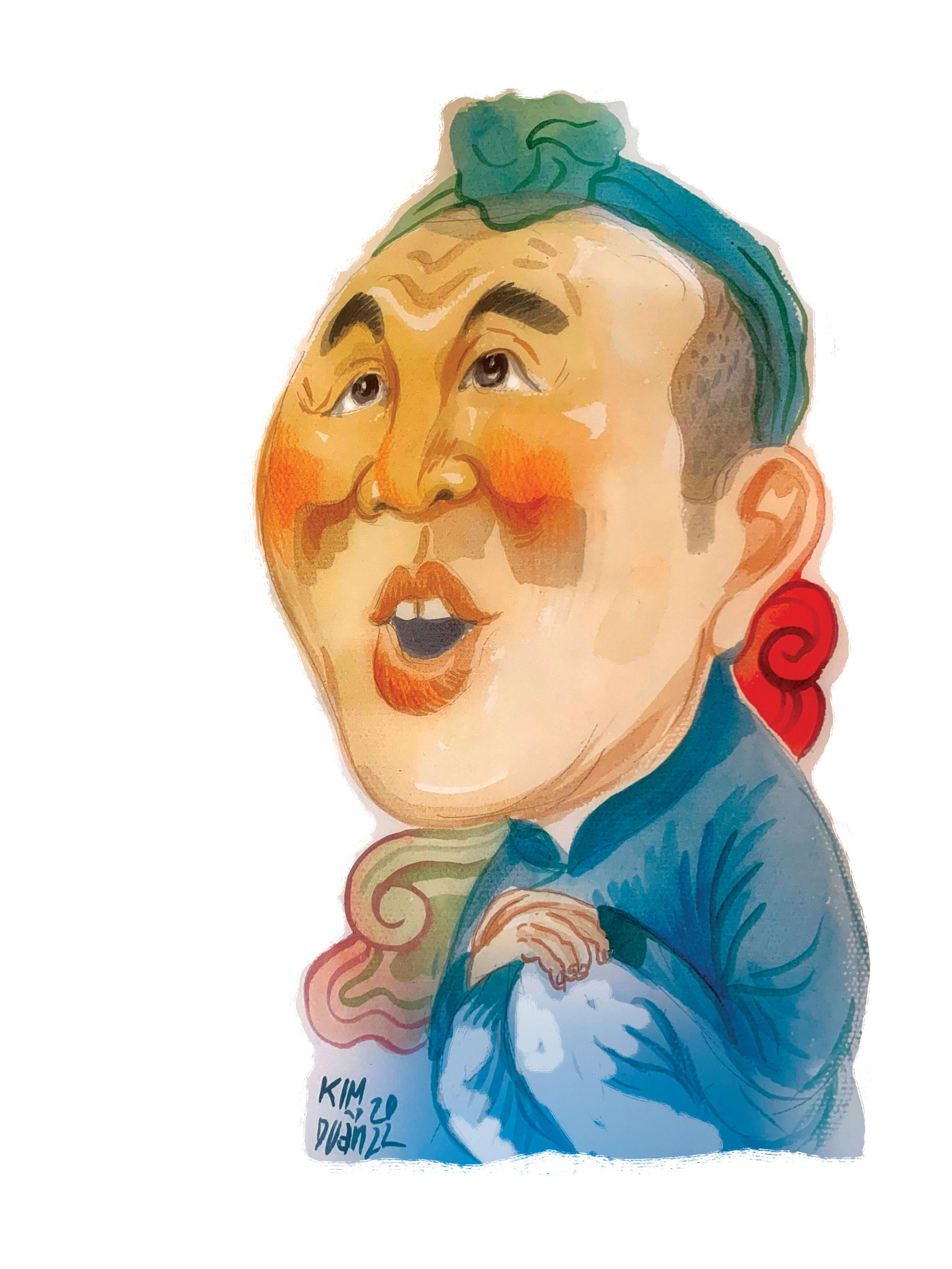 Xuân Hinh. Tranh: Kim Duẩn Xuân Hinh. Tranh: Kim Duẩn