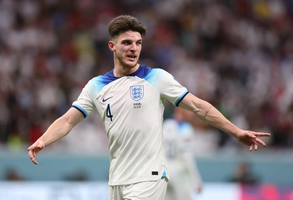 Ngôi sao tuyển Anh Declan Rice