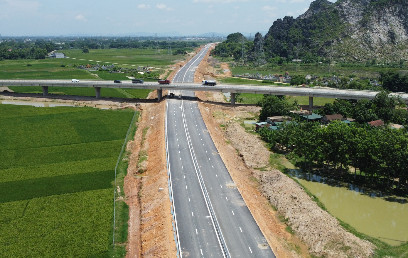 Đoạn 9,7 km cuối tuyến CT Mai Sơn - QL45 đã thi công xong