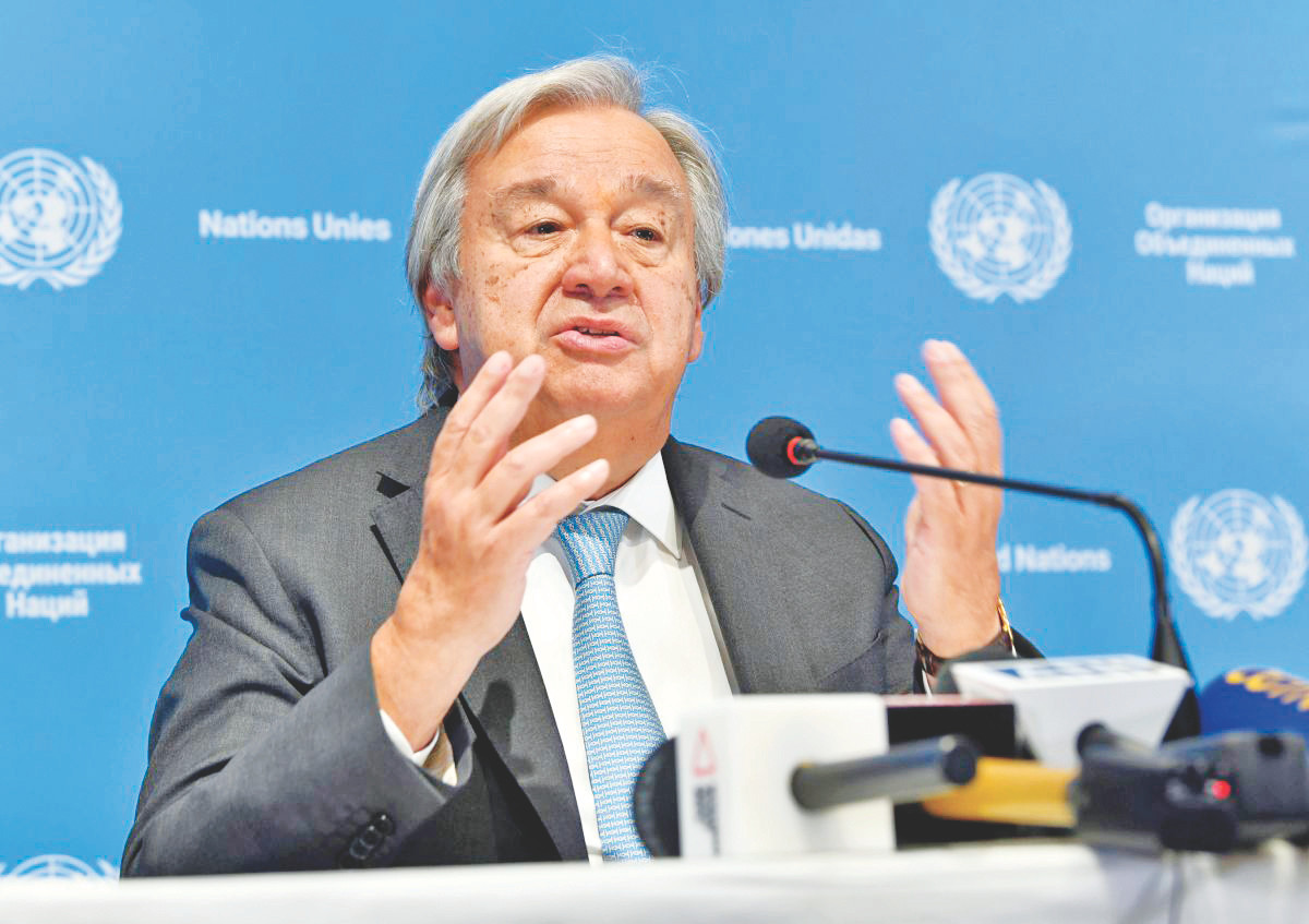 Tổng thư ký Liên Hợp Quốc Antonio Guterres kêu gọi, năm 2024 là năm dành riêng cho việc xây dựng lại niềm tin và phục hồi hy vọng. Ảnh: AP Tổng thư ký Liên Hợp Quốc Antonio Guterres kêu gọi, năm 2024 là năm dành riêng cho việc xây dựng lại niềm tin và phục hồi hy vọng. Ảnh: AP