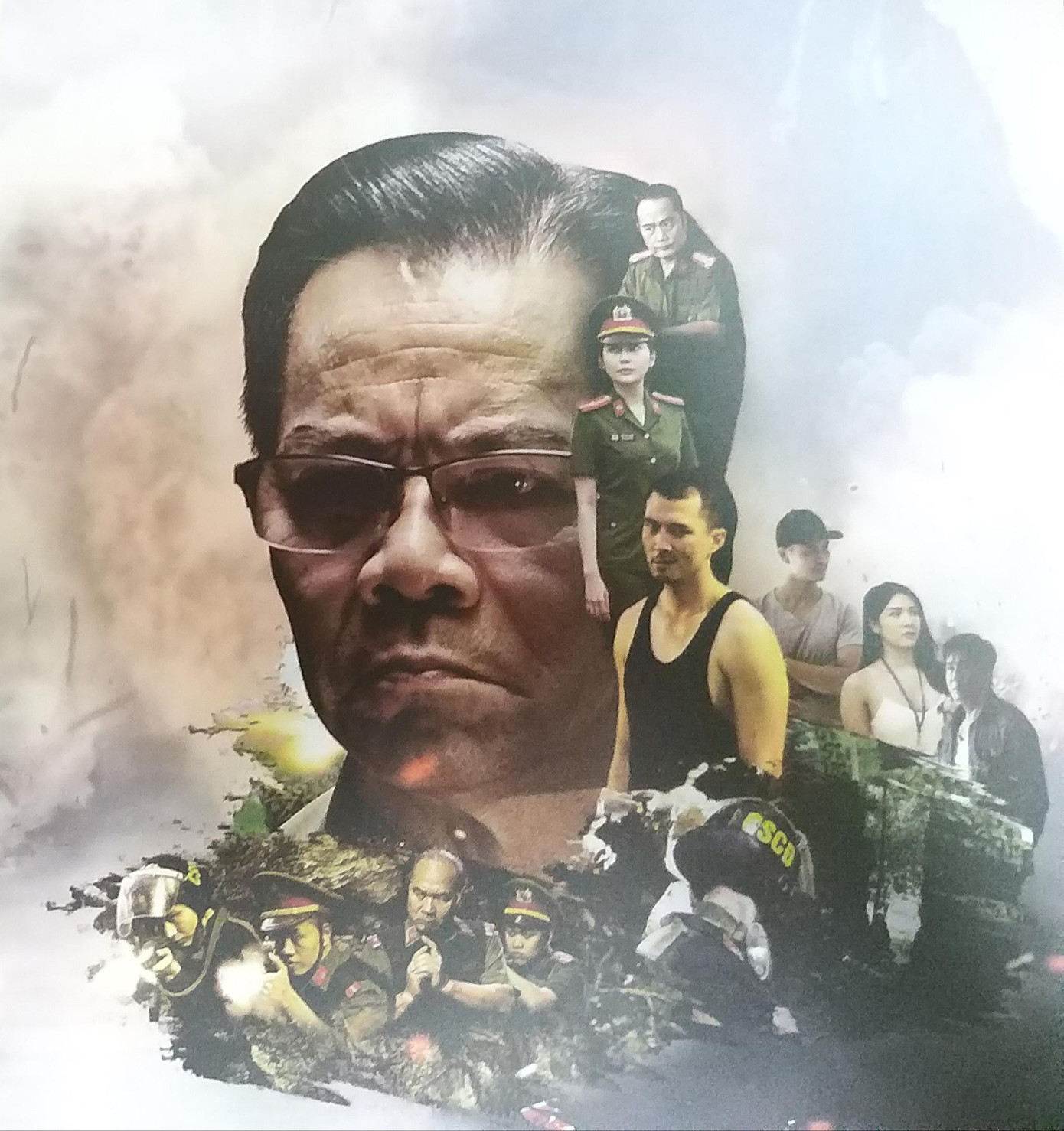 NSND Trần Nhượng trên poster “Bão ngầm” NSND Trần Nhượng trên poster “Bão ngầm”