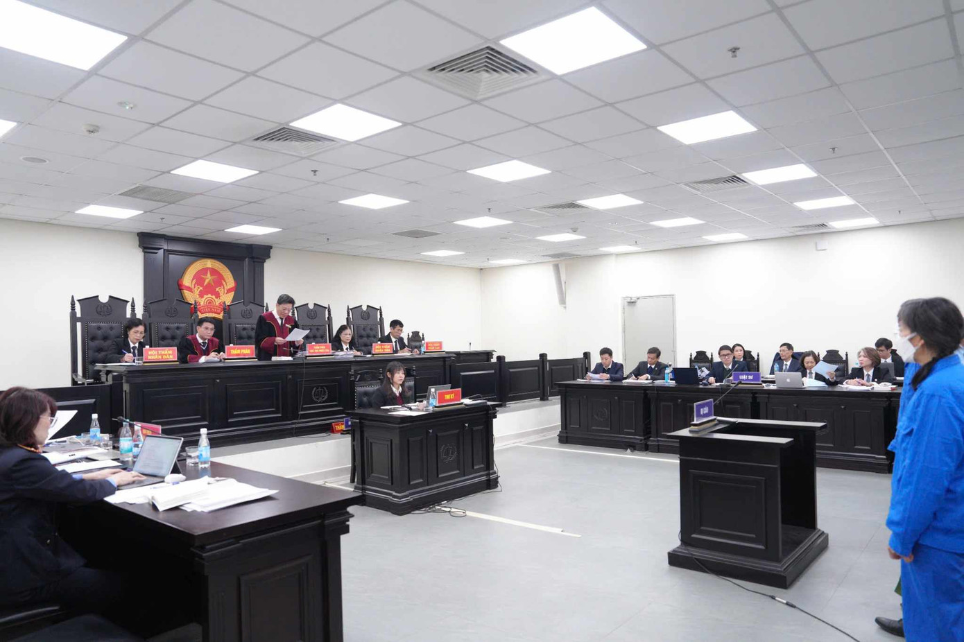 HĐXX điều hành phiên tòa.