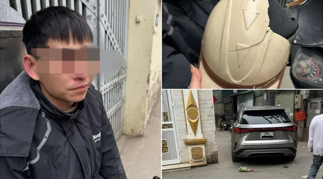 Hiện trường vụ ẩu đả.