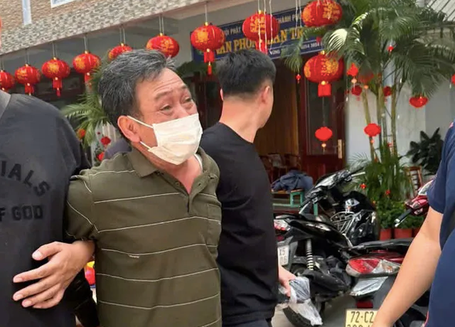 Bị cáo Vũ Văn Vương khi mới bị bắt.