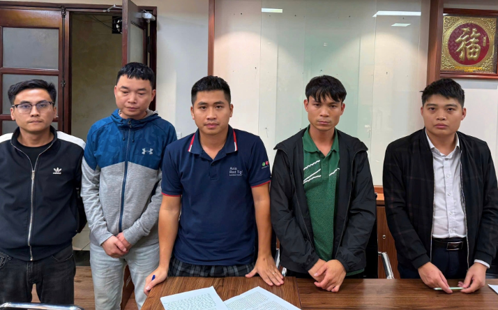 Nhóm bị cáo trong vụ án. Nhóm bị cáo trong vụ án.