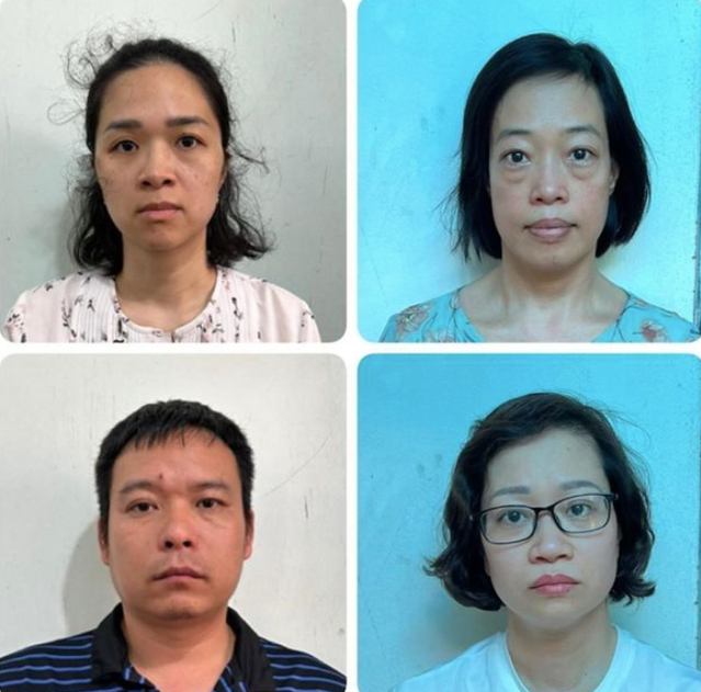 Một số bị cáo trong vụ án.