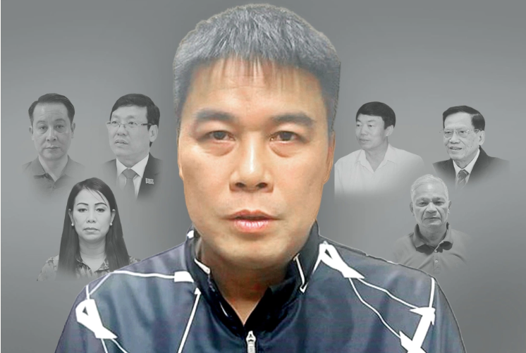 Bị cáo Nguyễn Văn Hậu cùng đồng phạm trong vụ án.