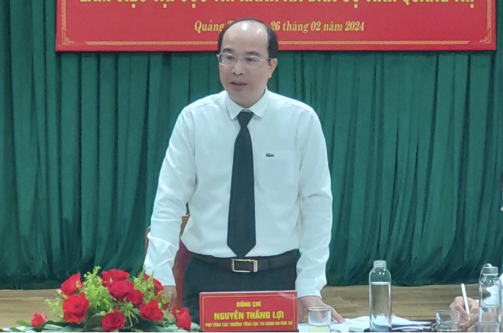 Phó Tổng cục trưởng Tổng cục THADS Nguyễn Thắng Lợi. Phó Tổng cục trưởng Tổng cục THADS Nguyễn Thắng Lợi.