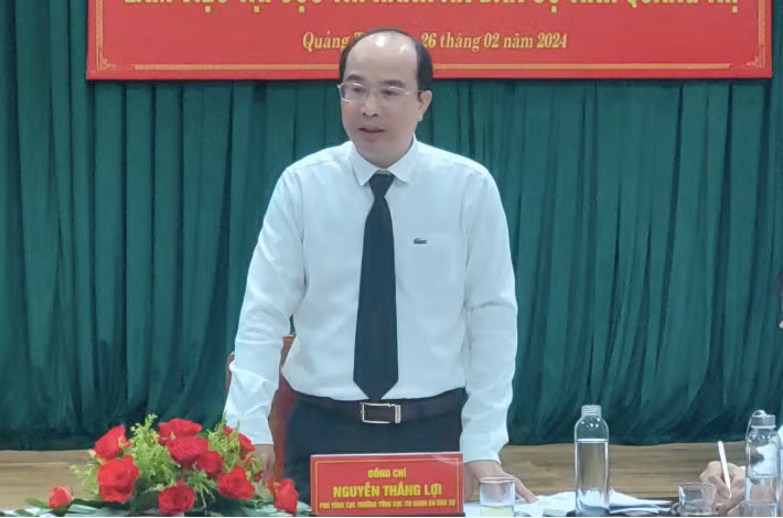 Phó Tổng cục trưởng Tổng cục THADS Nguyễn Thắng Lợi.