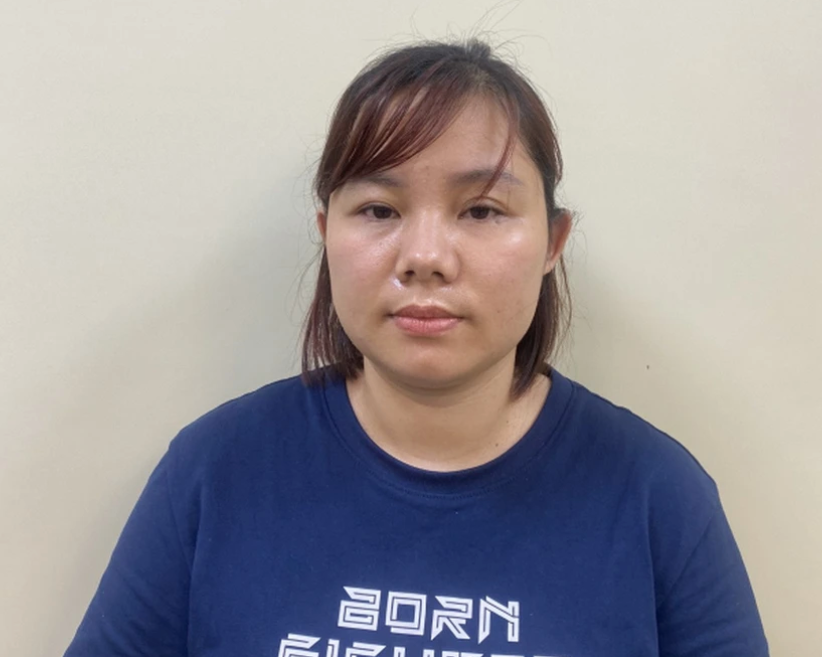 Bị can Hoàng Thị Đào. Bị can Hoàng Thị Đào.