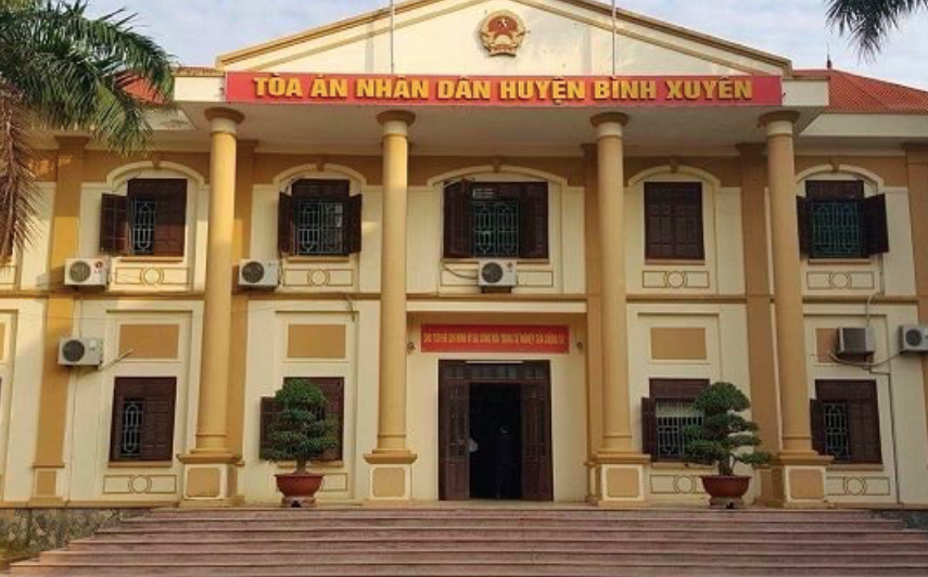 Trụ sở Tòa án nhân dân cấp huyện ở tỉnh Vĩnh Phúc. Trụ sở Tòa án nhân dân cấp huyện ở tỉnh Vĩnh Phúc.