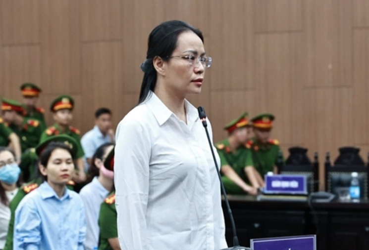 Bị cáo Hương Trần Kiều Dung, Phó chủ tịch thường trực Tập đoàn FLC.