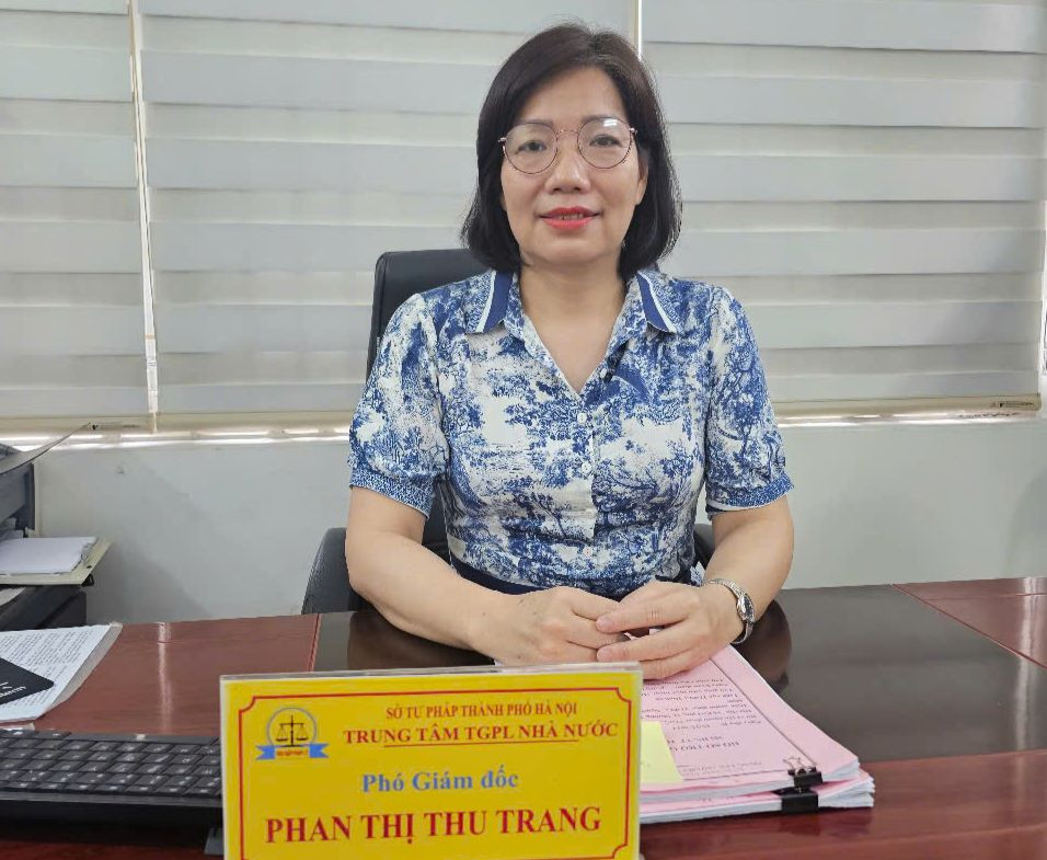 Bà Phan Thị Thu Trang. Bà Phan Thị Thu Trang.