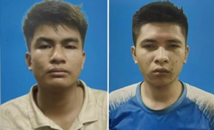 Hà Văn Thuận và Lường Văn Vĩnh.