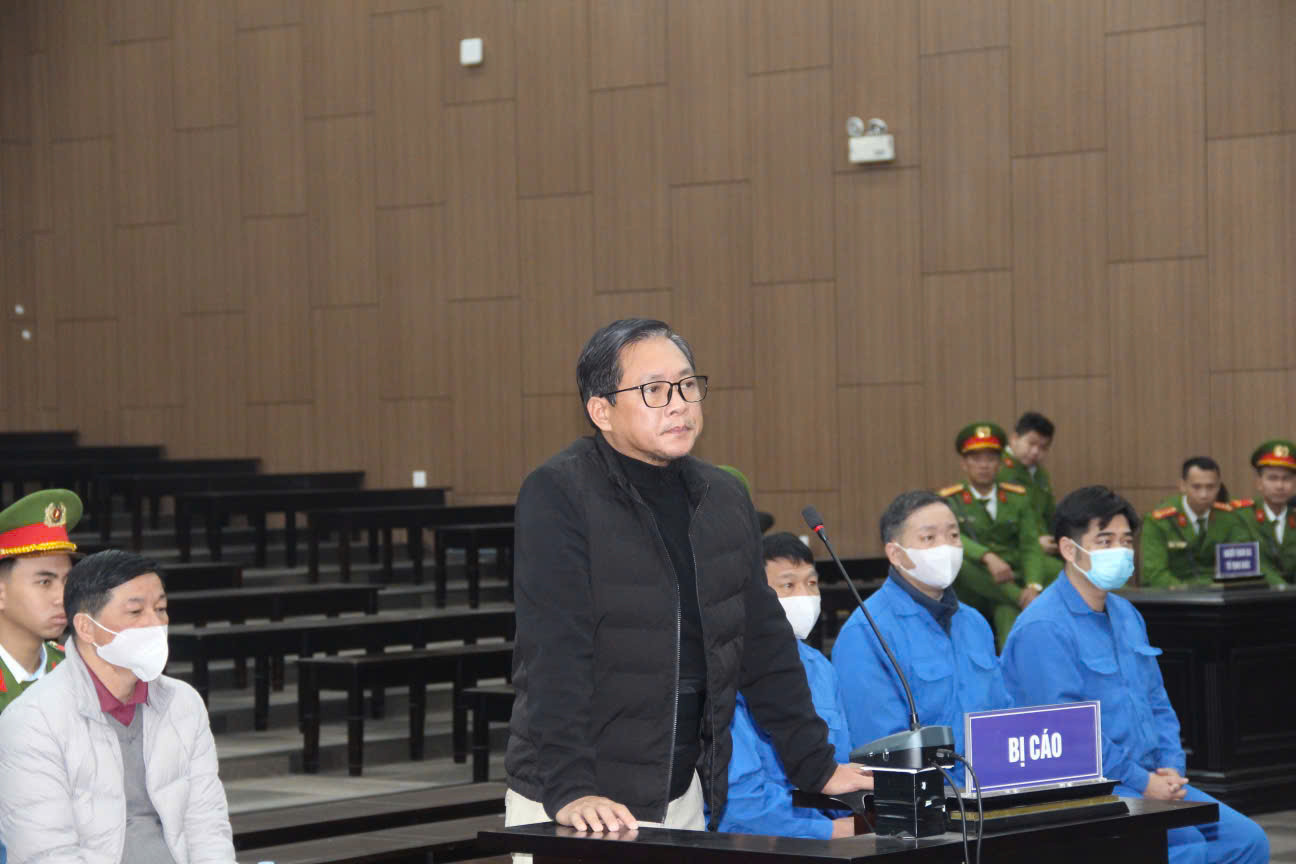 Bị cáo Nguyễn Cao Trí tại phiên tòa.